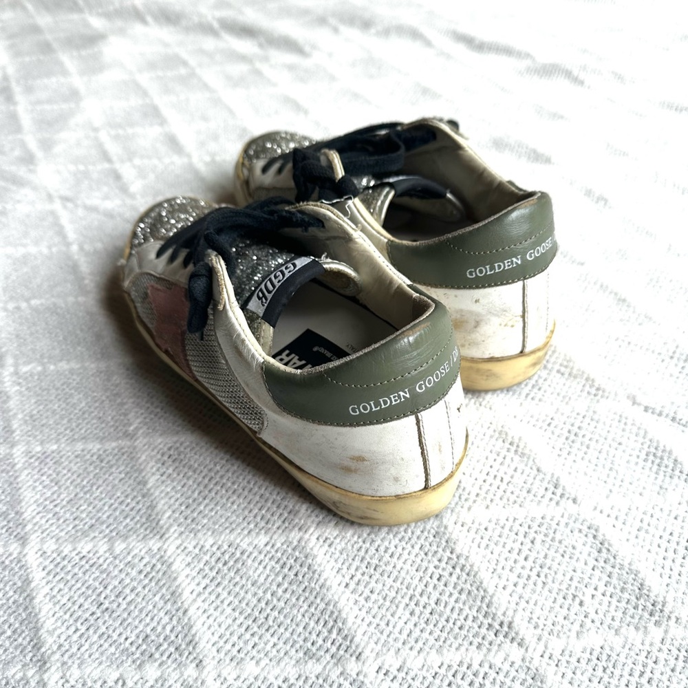 Golden Goose Sneakers - Glitter Silver and Black - Picture 2 of 3